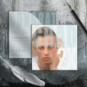 Moderne Afstudeerder Closeup Photo Blue ID897 Invi Kaart