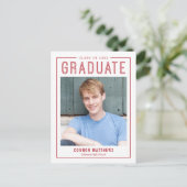 Moderne Afstudeerder Editable Color Afstuderen Bri Briefkaart (Staand voorkant)