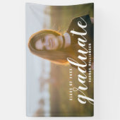 Moderne Afstudeerder Fotoklasse van 20XX Afstudere Spandoek (Verticaal)