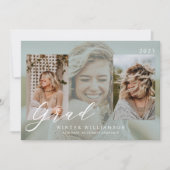 Moderne Afstudeerder Manuscript Groene Bekleding A Kaart (Voorkant)