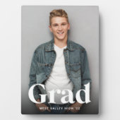 Moderne Afstudeerder overlay | Afstuderen foto ver Fotoplaat (voorkant)