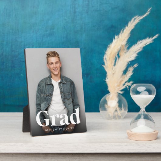 Moderne Afstudeerder overlay | Afstuderen foto ver Fotoplaat (Zijkant)