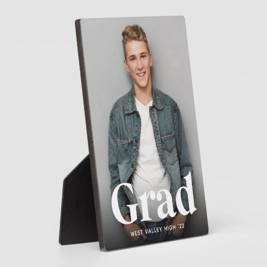 Moderne Afstudeerder overlay | Afstuderen foto ver Fotoplaat (Zijkant)