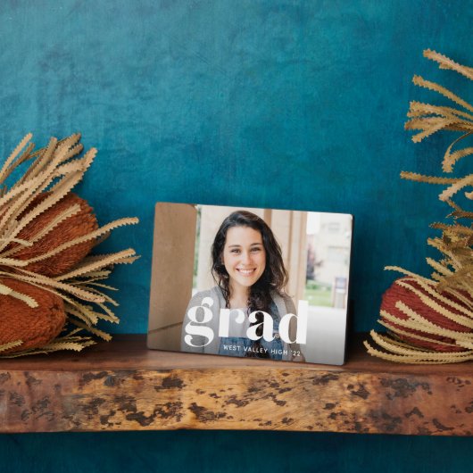 Moderne Afstudeerder overlay | Afstuderen Horizont Fotoplaat (Zijkant)