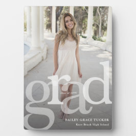 Moderne AFSTUDEERDER Overlay Class Year Photo Afst Fotoplaat