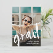 Moderne Afstudeerder van fotocollage van 2022 Afst Kaart (Staand voorkant)