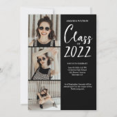 Moderne Afstudeerder van fotocollage van 2022 Afst Kaart (Achterkant)