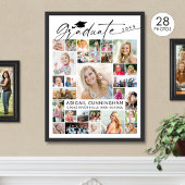 Moderne Afstudeerders 28 Foto Collage Feest Displa Poster