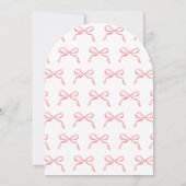 Moderne afstudeerdop Roze boog Afstuderen gebogen Kaart (Achterkant)