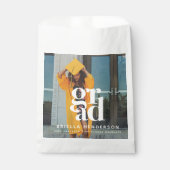 Moderne afstudeerfeest cadeautas bedankzakje (Voorkant)