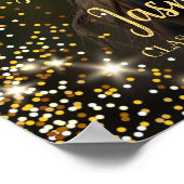 Moderne afstudeerfeest foto welkom teken poster (Hoek)