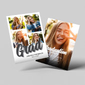 Moderne afstudeerfeest Multi Foto Kaart