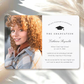 Moderne Afstudeerfoto Afstudeer Aankondiging