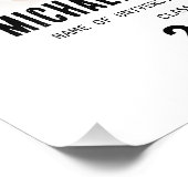 Moderne afstudeerfoto  foto afdruk (Hoek)