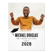 Moderne afstudeerfoto  foto afdruk (Voorkant)