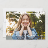 Moderne Afstudeerfoto Kaart (Voorkant)