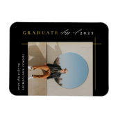 Moderne afstudeerfoto magneet (Horizontaal)