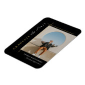 Moderne afstudeerfoto magneet (Linkerzijde)