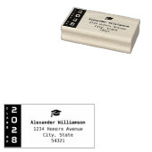 Moderne Afstudeerklas Rubberstempel (Gestempeld)