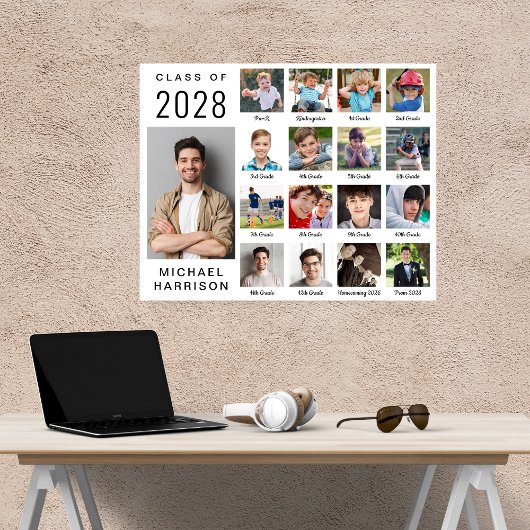 Moderne Afstuderen 17 Fotocollage Poster