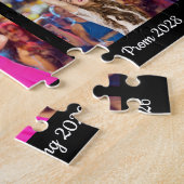 Moderne Afstuderen 17 Zwart fotoverzamelscript Legpuzzel (Zijkant)