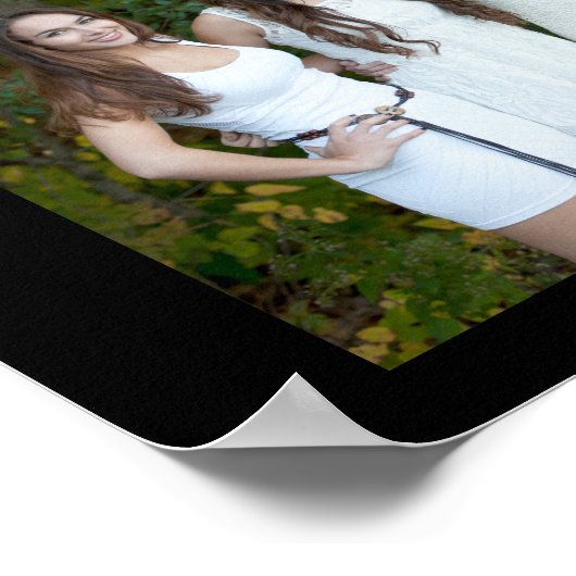 Moderne Afstuderen 18 jaar fotocollage Poster (Hoek)