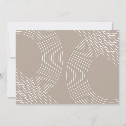 Moderne Afstuderen 2022 Concentric Arch Foto Kaart (Achterkant)