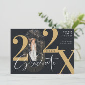 Moderne Afstuderen 2022 Concentric Arch Foto Kaart (Staand voorkant)