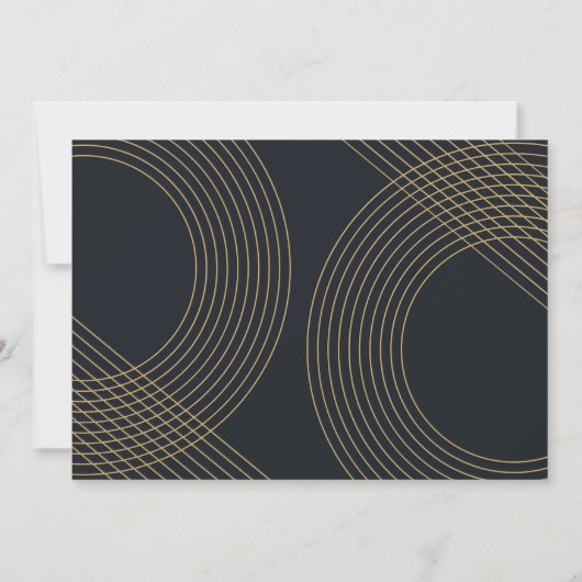 Moderne Afstuderen 2022 Concentric Arch Foto Kaart (Achterkant)