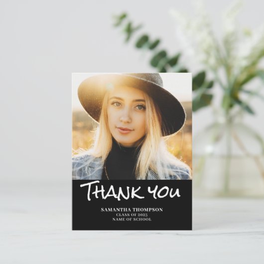 Moderne Afstuderen 2023 Foto: Dank u Briefkaart (Staand voorkant)