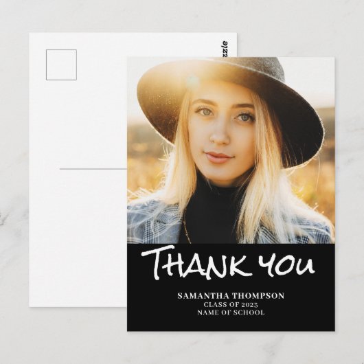 Moderne Afstuderen 2023 Foto: Dank u Briefkaart (Voorkant / Achterkant)