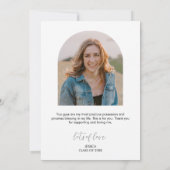 Moderne Afstuderen 2 Fotobedekking Dank u (Achterkant)