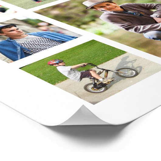 Moderne Afstuderen 35 Foto Collage AFSTUDEERDER Pa Poster (Hoek)