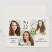 Moderne Afstuderen 3 Aankondiging van fotocollage (Voorkant / Achterkant)