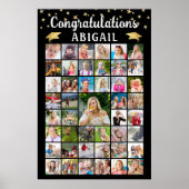 Moderne Afstuderen 45 Aangepaste kleuren voor foto Poster (Voorkant)