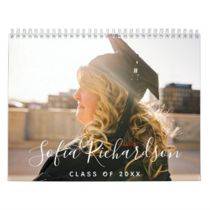 Moderne Afstuderen Aangepaste agenda voor foto's Kalender