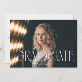 Moderne afstuderen aankondiging