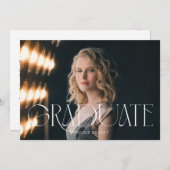 Moderne afstuderen aankondiging (Voorkant / Achterkant)