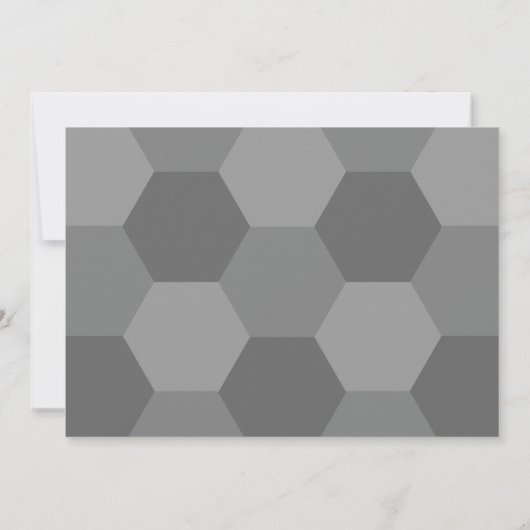 Moderne Afstuderen Abstract grijs sparen de Datum Kaart (Achterkant)