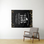 Moderne Afstuderen Class Year Congraps Backdrop Wandkleed (In Situ (horizontaal))