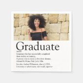 Moderne Afstuderen definitiefoto Servet (Voorkant)