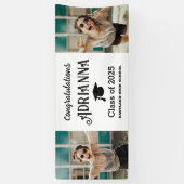 Moderne Afstuderen felicitaties Foto Spandoek (Verticaal)