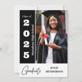 Moderne Afstuderen foto Aankondiging