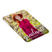 Moderne  Afstuderen Foto aankondiging W Magneet (Rechterzijde)