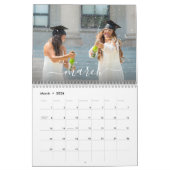 Moderne Afstuderen foto minimalistische aangepaste Kalender (Mar 2026)
