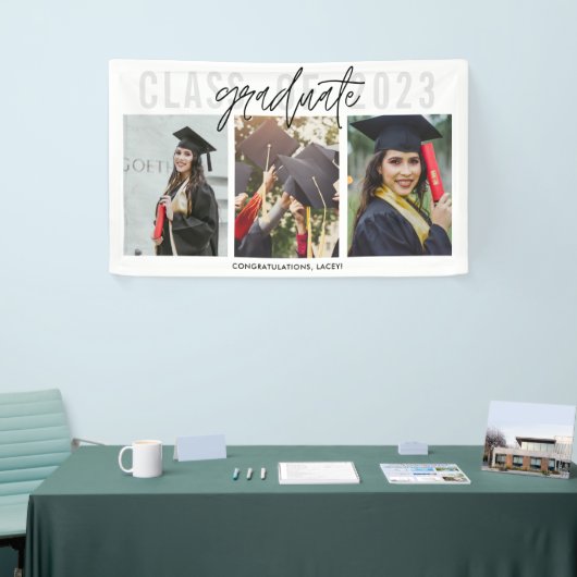 Moderne Afstuderen foto party banner (Beurs)