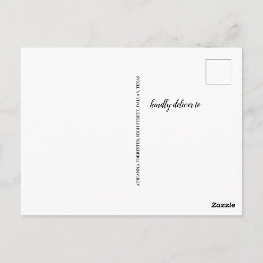 Moderne Afstuderen fotocollage Sla de datum op Briefkaart (Achterkant)