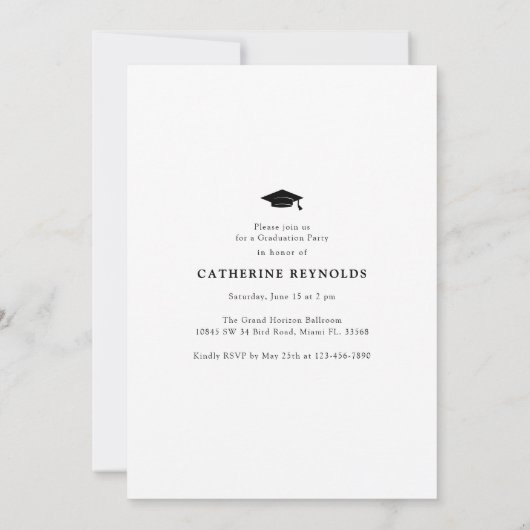 Moderne Afstuderen fotograaf Kaart (Achterkant)