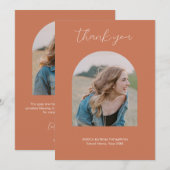 Moderne Afstuderen foto's Terracotta Arch (Voorkant / Achterkant)