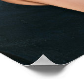 Moderne Afstuderen gefeliciteerd Foto Poster (Hoek)